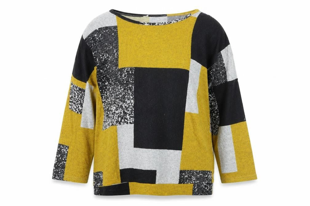Apricot Women’s Multicoloured Geometric Pullover Jumper Size 14