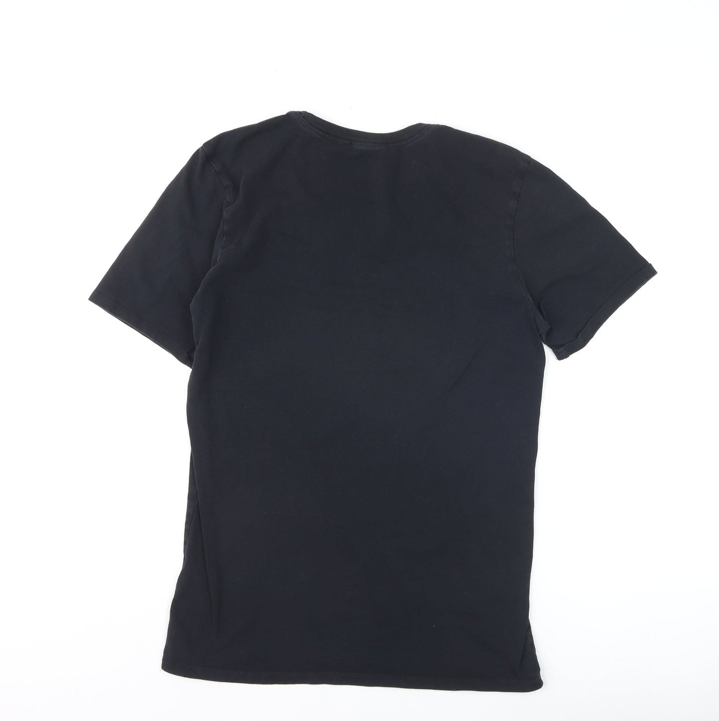 Nike Boys Black Cotton Crew Neck Short Sleeve Sports T-Shirt Size S