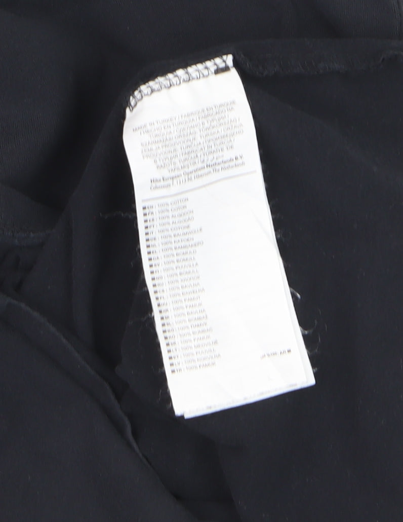 Nike Boys Black Cotton Crew Neck Short Sleeve Sports T-Shirt Size S