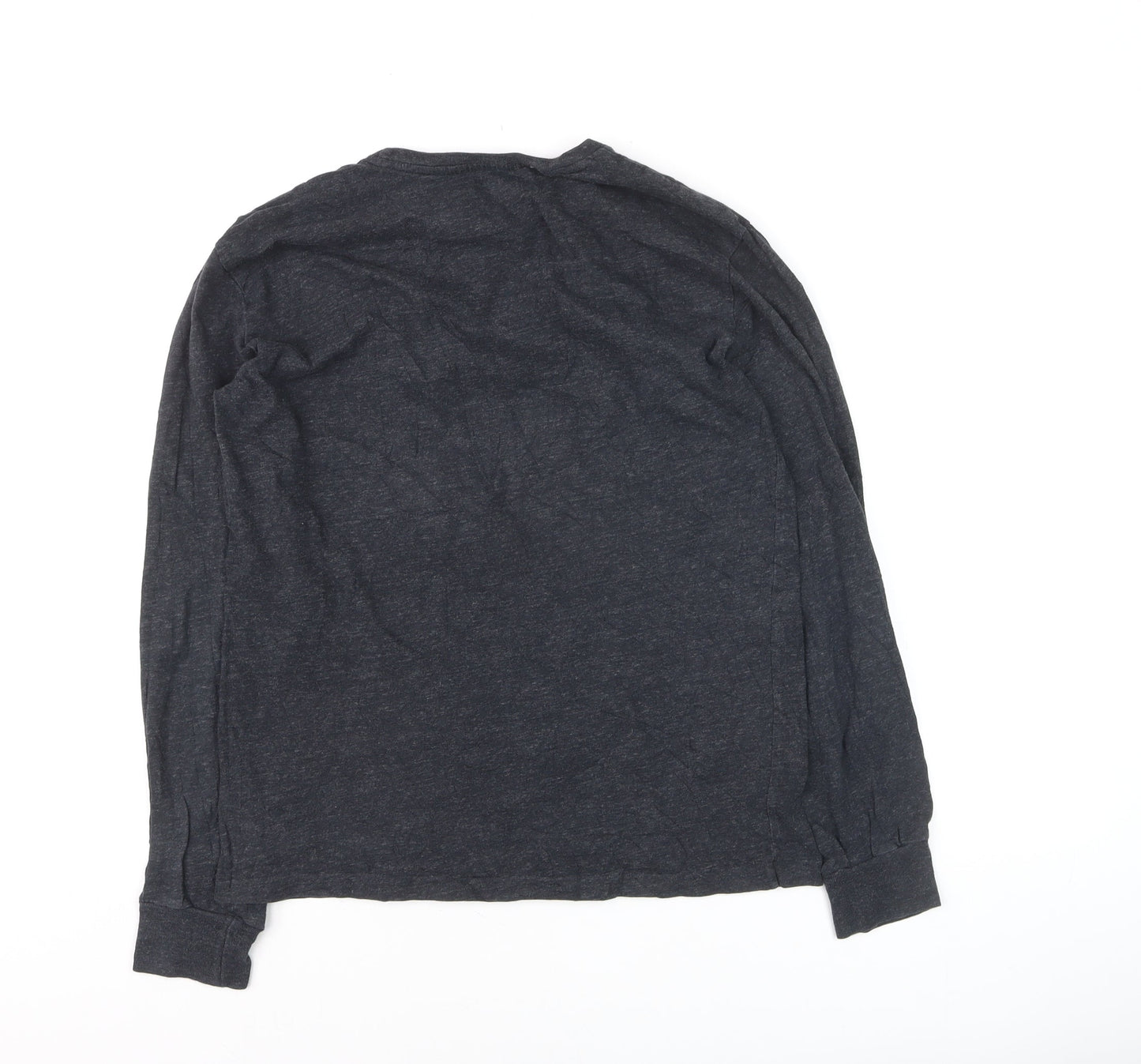 Polo Ralph Lauren Men's Black Long Sleeve Cotton Top Size S