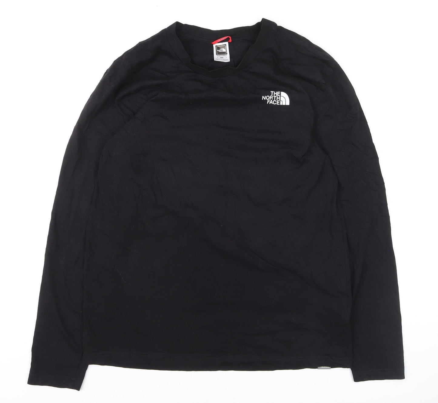 The North Face Men's Black Long Sleeve Cotton Top Size M