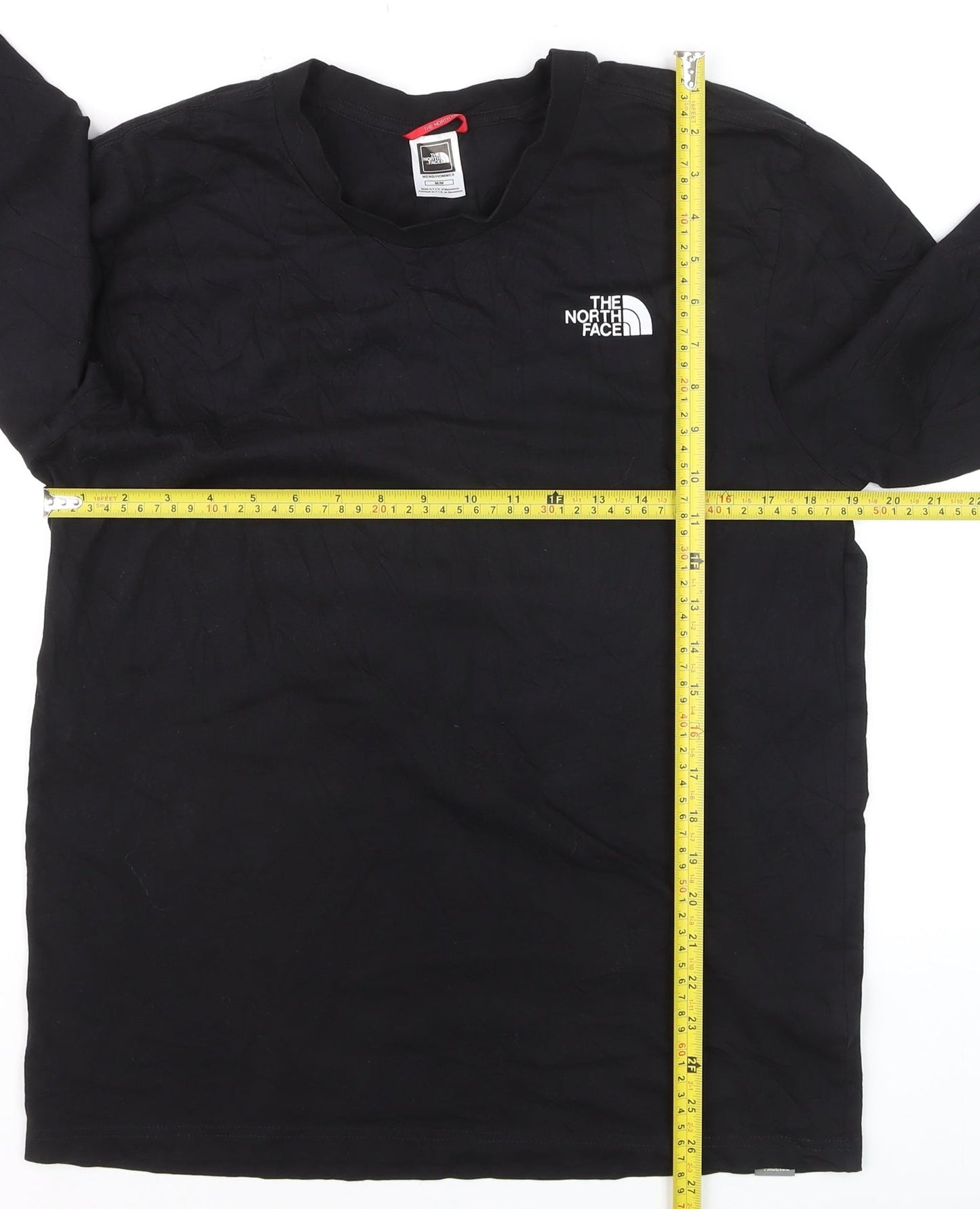 The North Face Men's Black Long Sleeve Cotton Top Size M