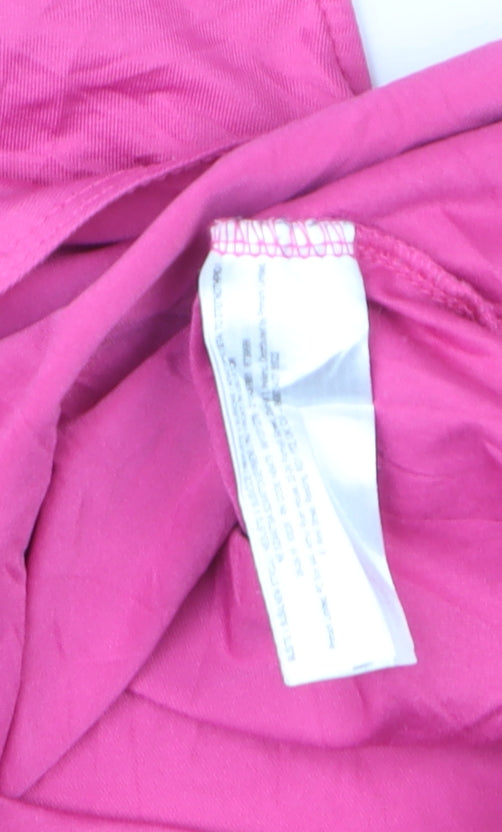 Primark Women’s Pink Sleeveless Cotton Tank Bodysuit Size S