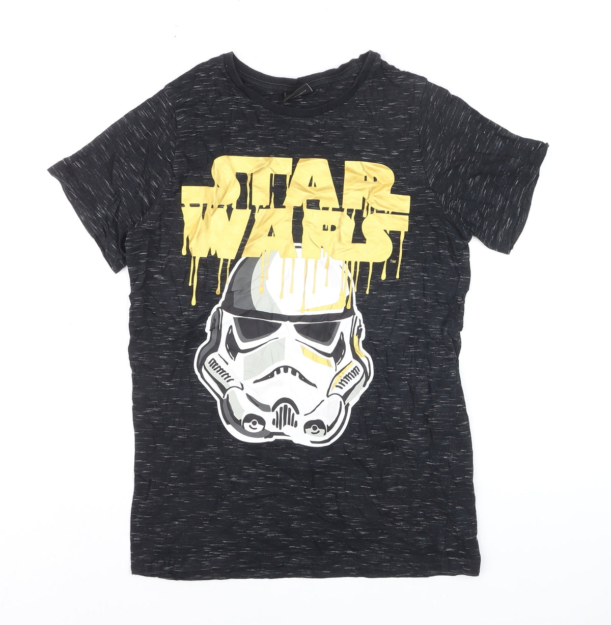 Tu Boys Star Wars Stormtrooper Black Graphic T-Shirt 13 Years