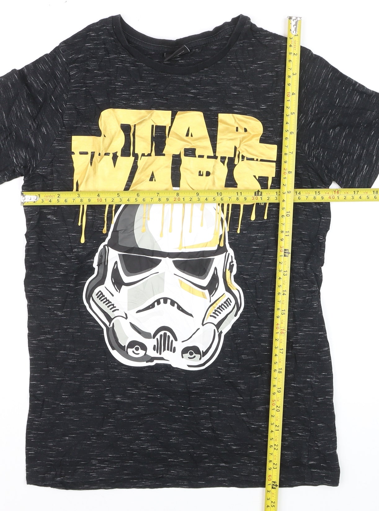 Tu Boys Star Wars Stormtrooper Black Graphic T-Shirt 13 Years
