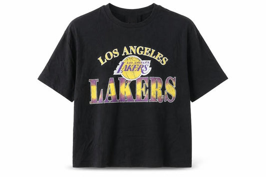 Marks & Spencer Boys Black Los Angeles Lakers NBA Graphic T-Shirt 9-10 Years