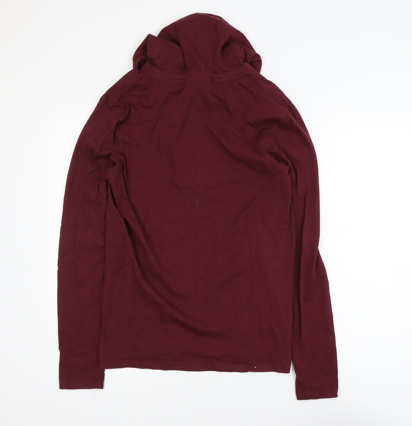 Brave Soul Men's Red Pullover Hoodie XS Lightweight Casual