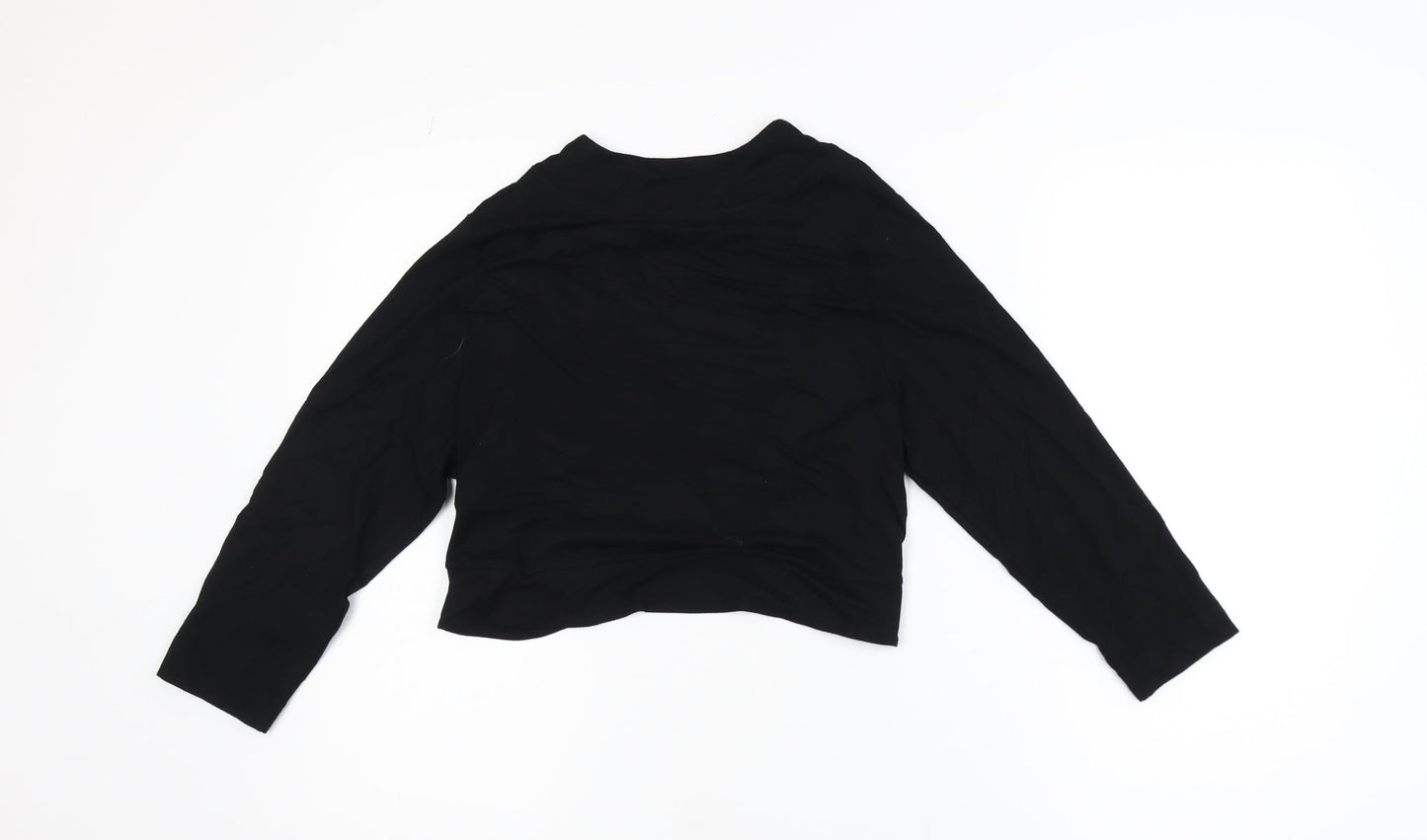 Marks and Spencer Women’s Black Cropped Shawl Blazer Size 14