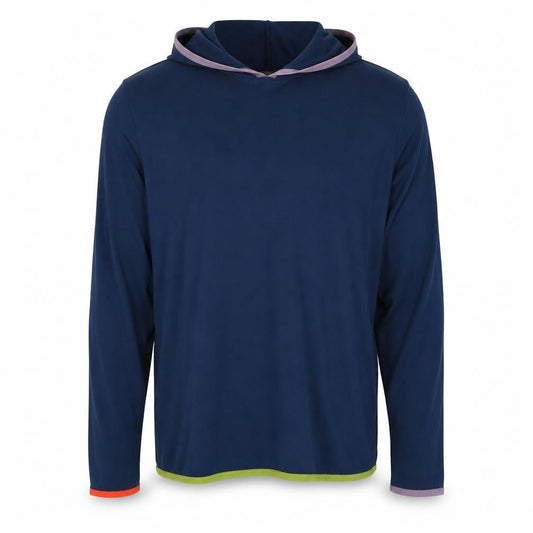 Tine Dwinger Copenhagen Blue Men's L Pullover Lightweight Hoodie