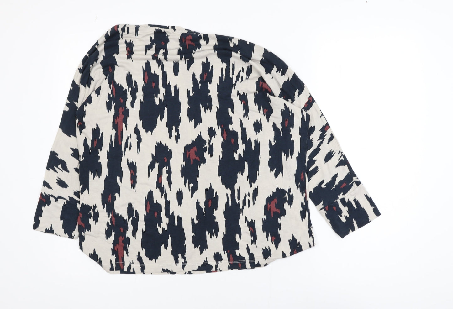 Jaeger Women's Multicoloured Animal Print Viscose Blouse L