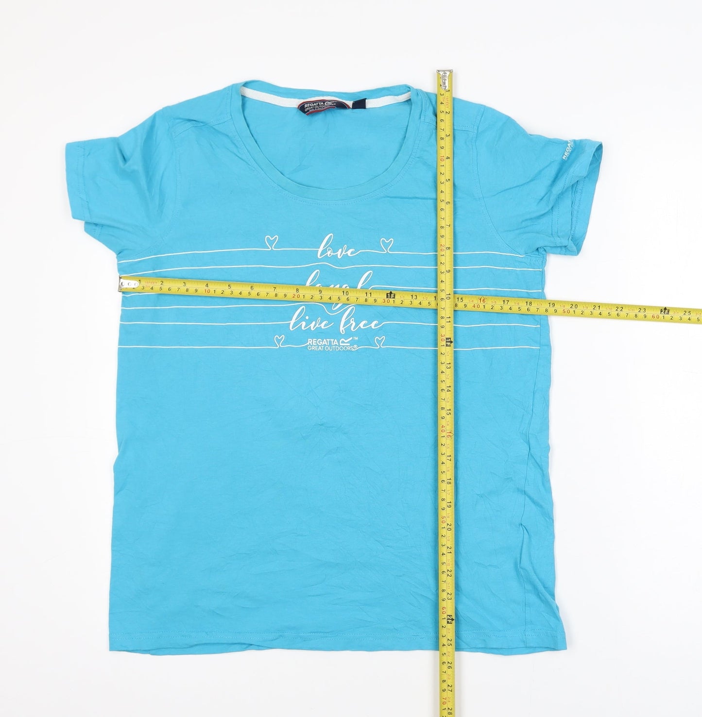 Regatta Unisex Blue XL Graphic Outdoor Cotton T-Shirt