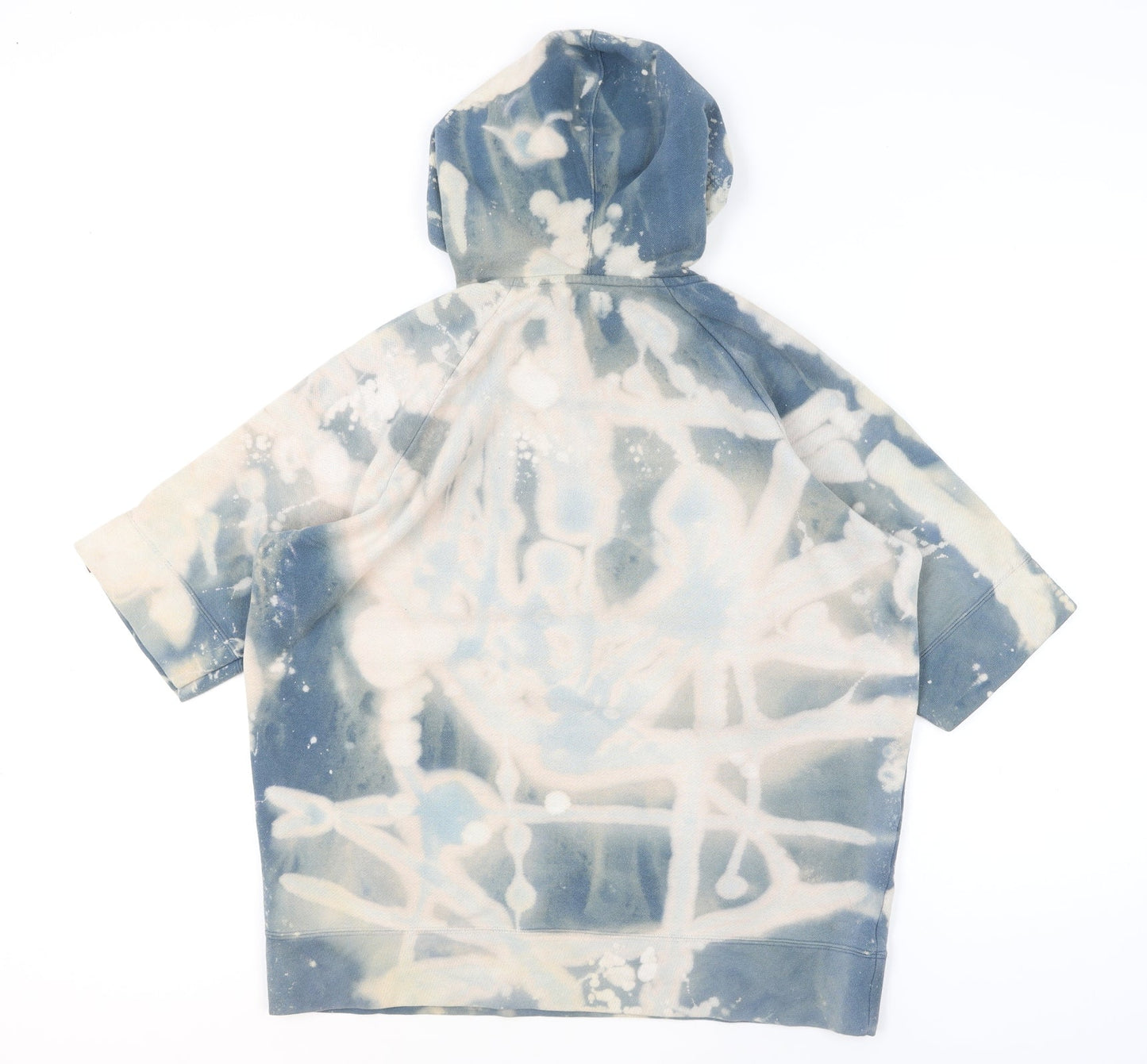 Levi's Mens Blue XL Pullover Graphic Hoodie Tie-Dye Fleece