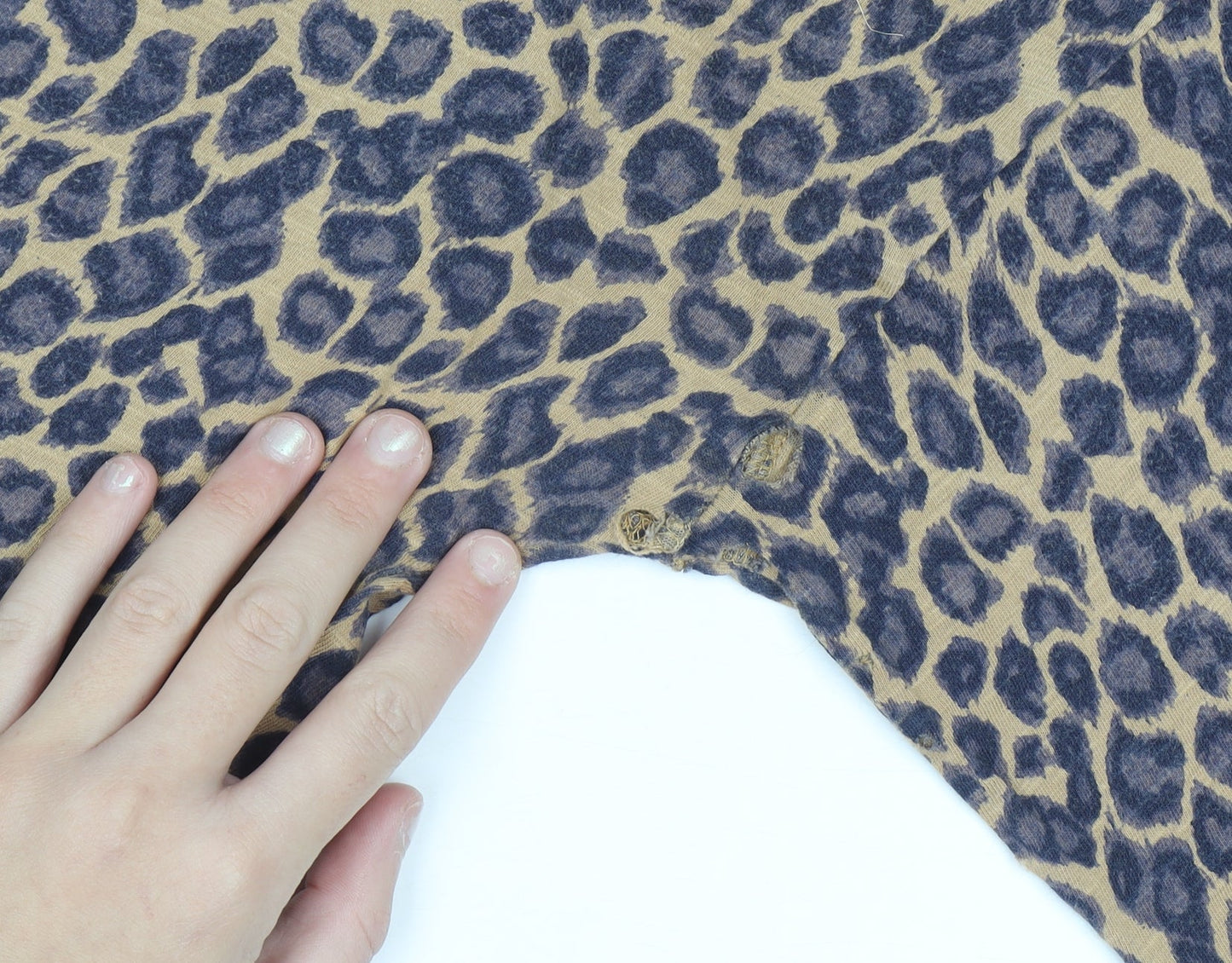 Next Women’s Brown Leopard Print Jersey T-Shirt Size 16