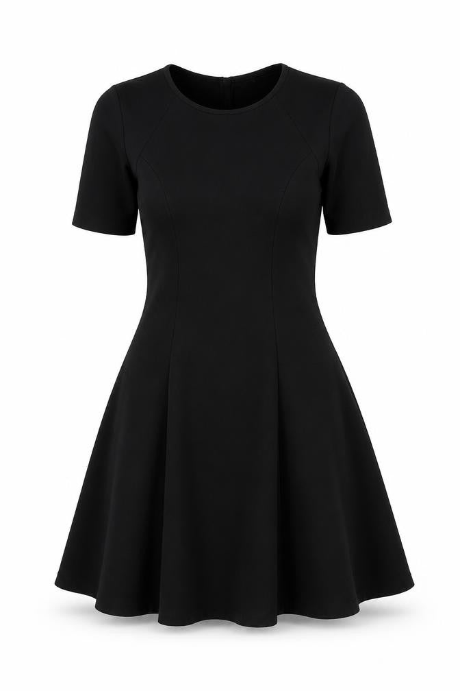River Island Womens Black Size 10 Fit & Flare Knee Length Dress