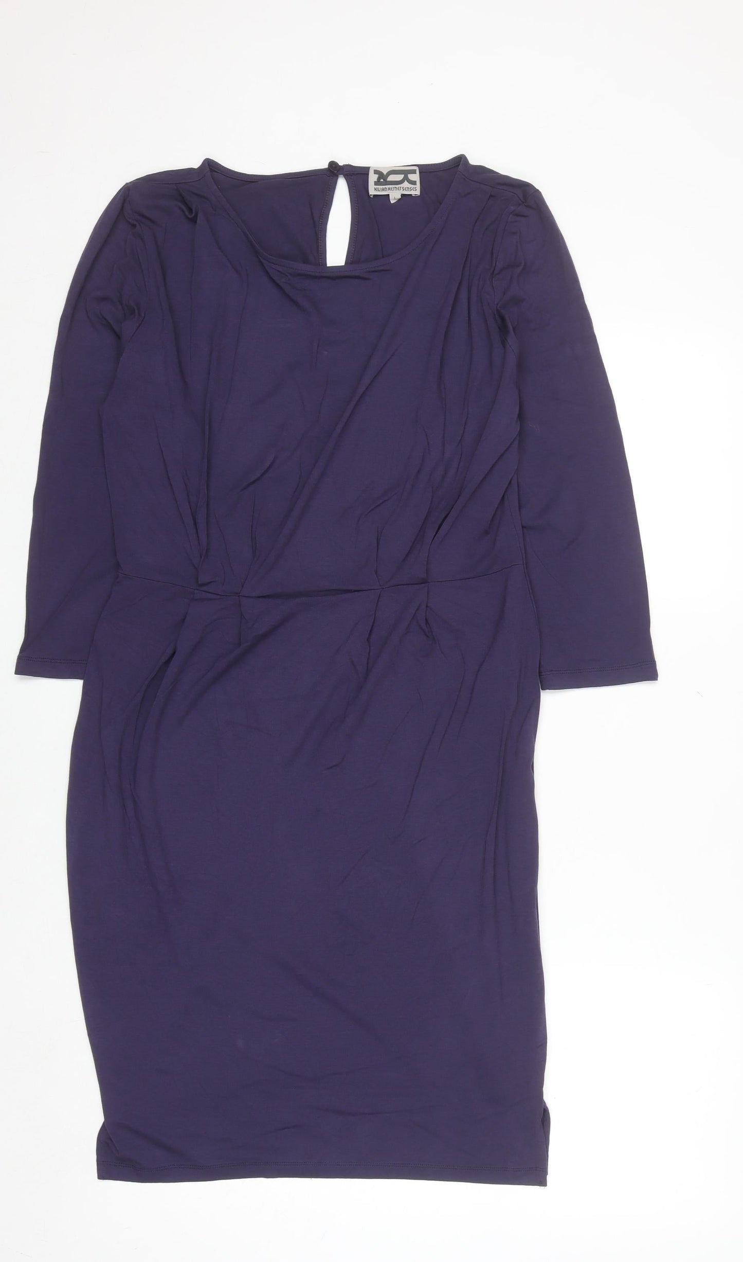 Kilian Kerner Senses Women's Purple Bodycon Knee Length Dress Size M