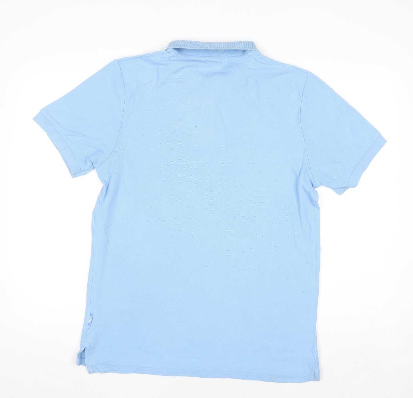 Nike Men’s Blue Football Polo Shirt L Manchester City