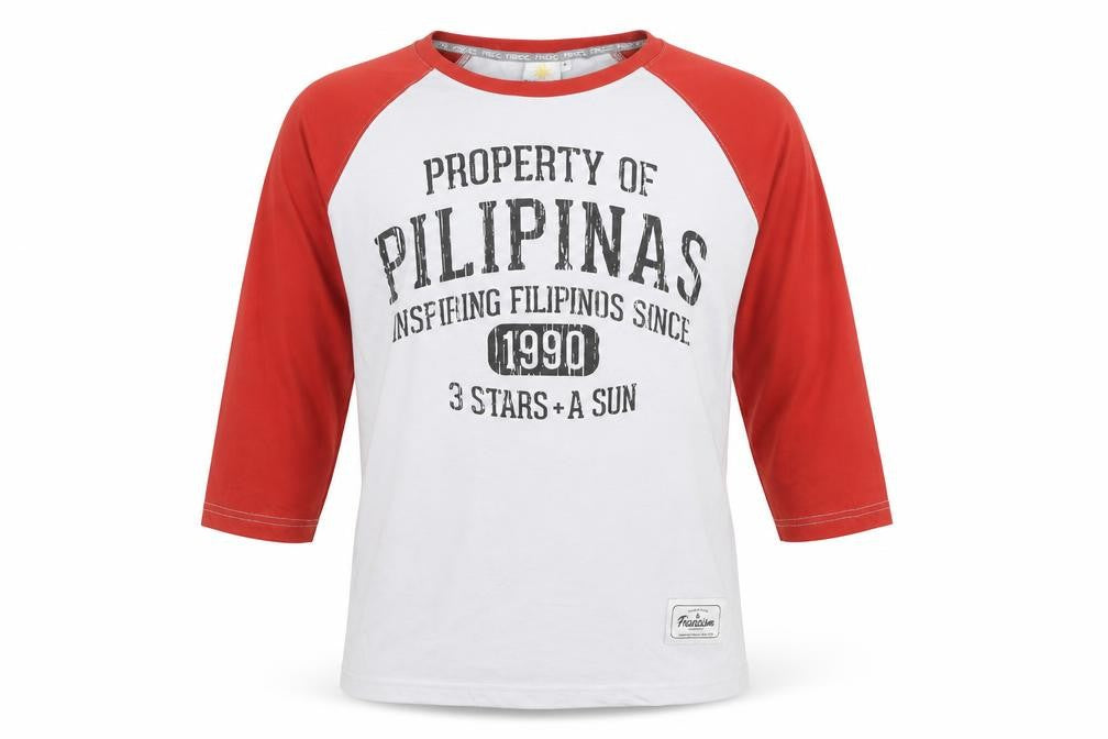 FrancisM Men’s Multicoloured 3/4 Sleeve Graphic Cotton Top L