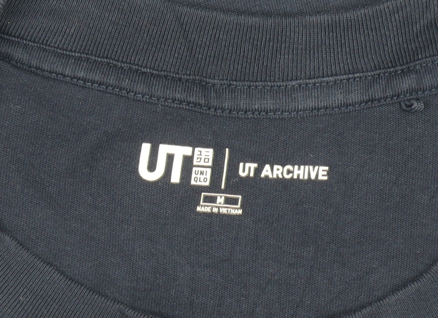 Uniqlo Men’s Navy Naruto Graphic Short Sleeve Cotton T-Shirt Size M
