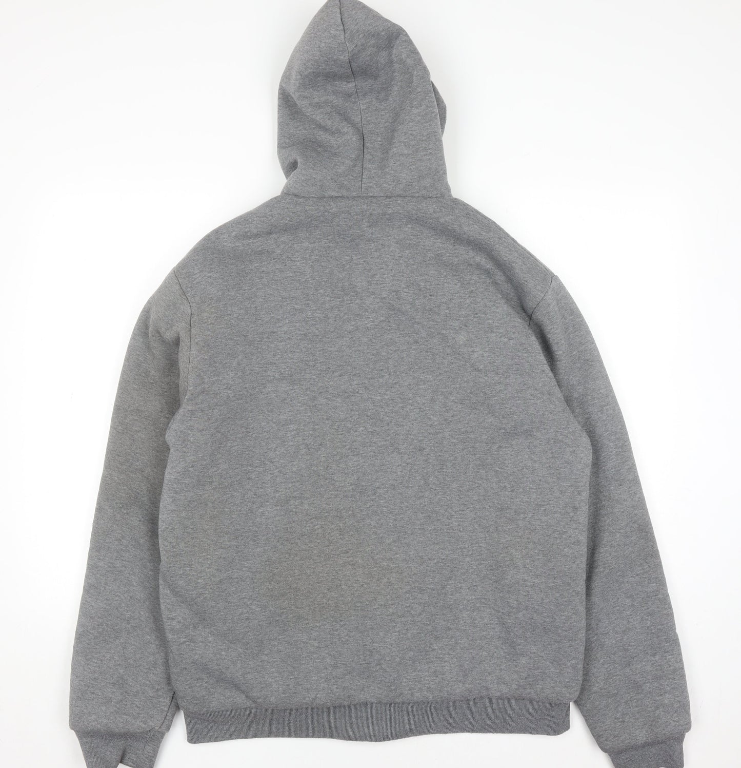 J.J. Willis Men's Grey Full Zip Fleece Lined Hoodie Size L