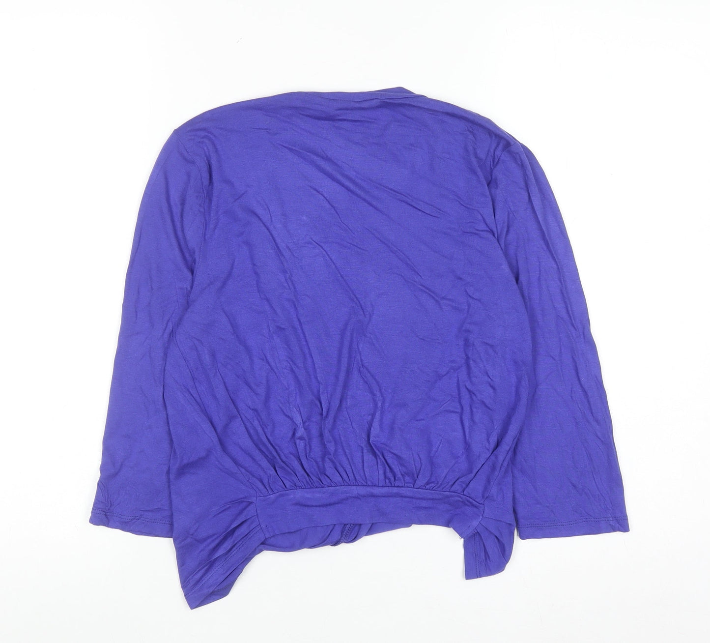 BHS Women’s Royal Blue Viscose Long Sleeve Cardigan Size 12