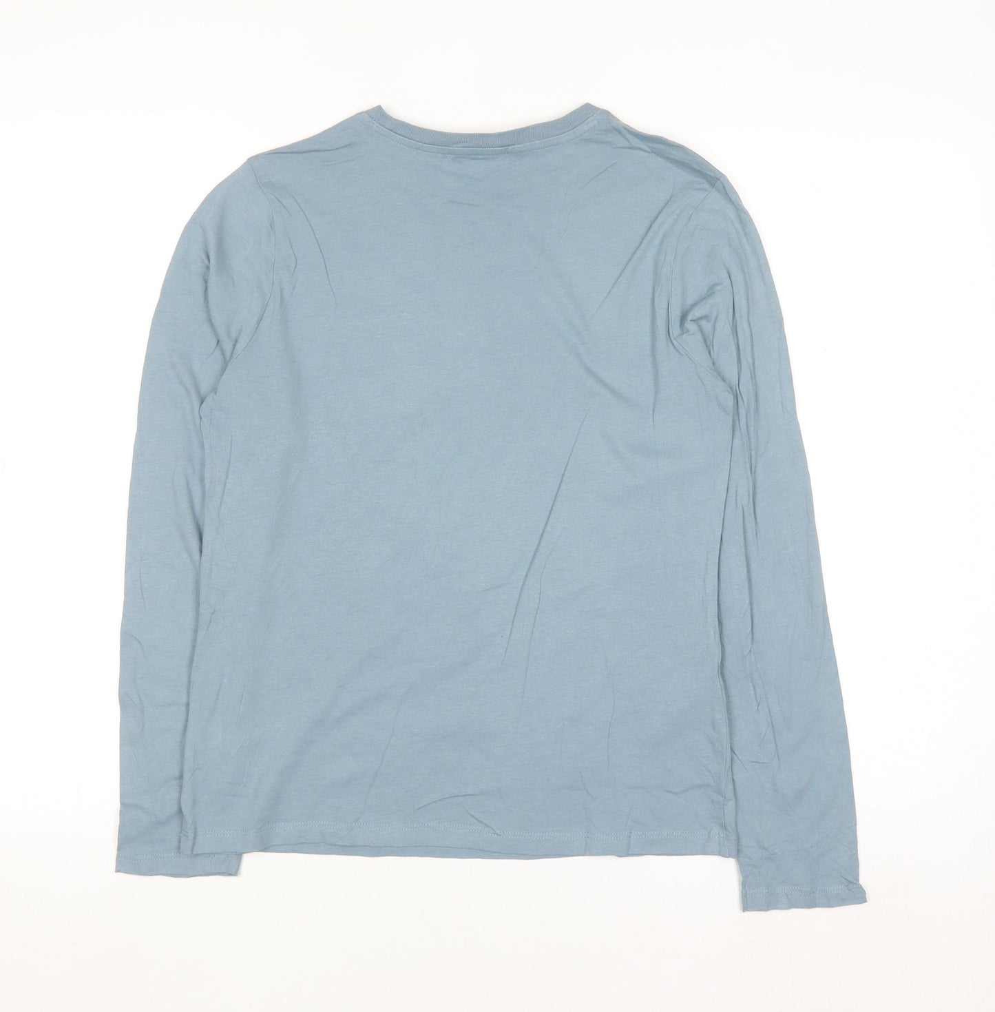 MNG Boys Blue Long Sleeve Graphic Cotton T-Shirt 11-12 Years