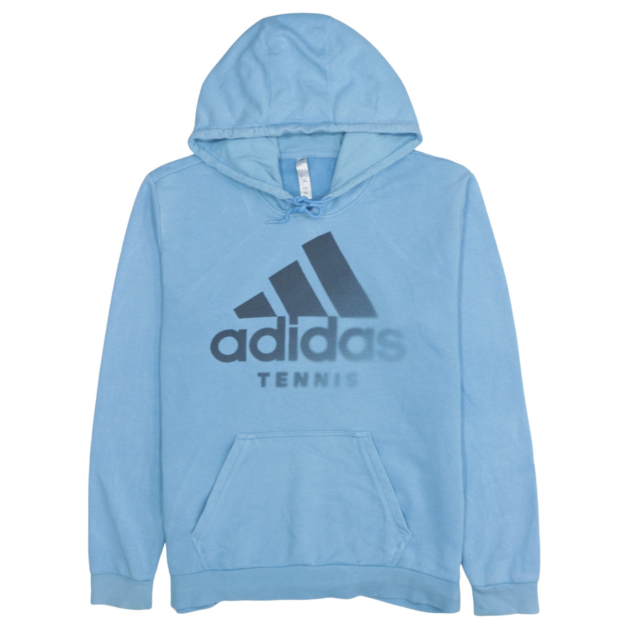 Adidas Men's Blue Pullover Hoodie M Tennis Sports Logo