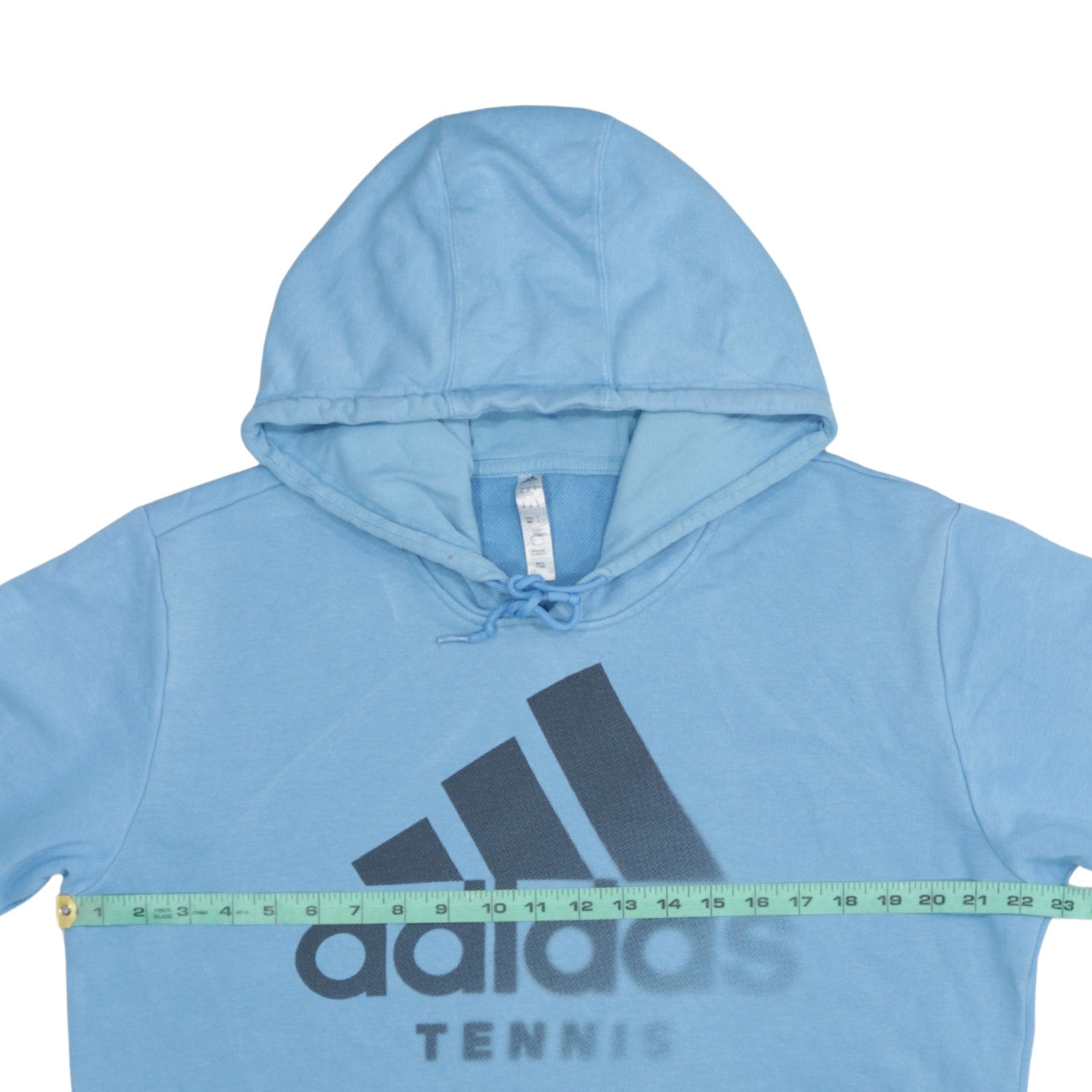Adidas Men's Blue Pullover Hoodie M Tennis Sports Logo