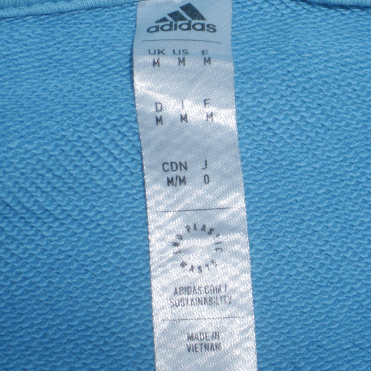 Adidas Men's Blue Pullover Hoodie M Tennis Sports Logo