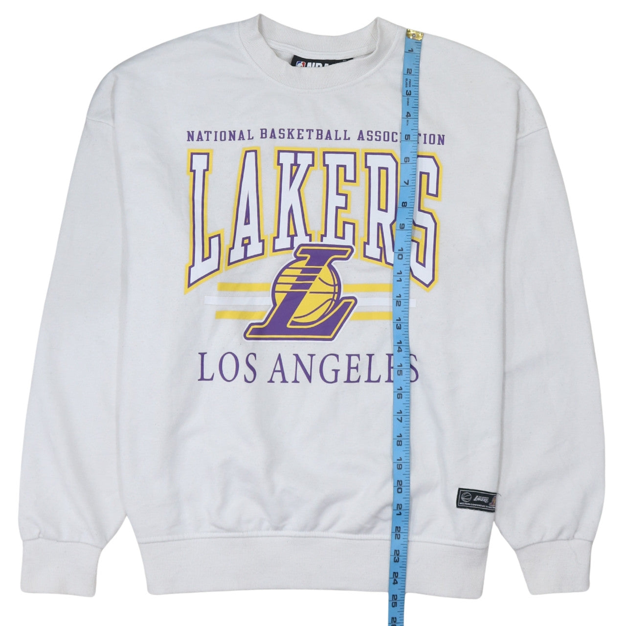 Primark NBA Los Angeles Lakers White Sweatshirt XS Women's Casual Pullover