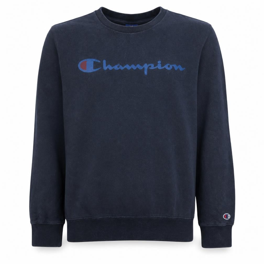 Champion Men's Blue Large Pullover Crew Neck Sweatshirt