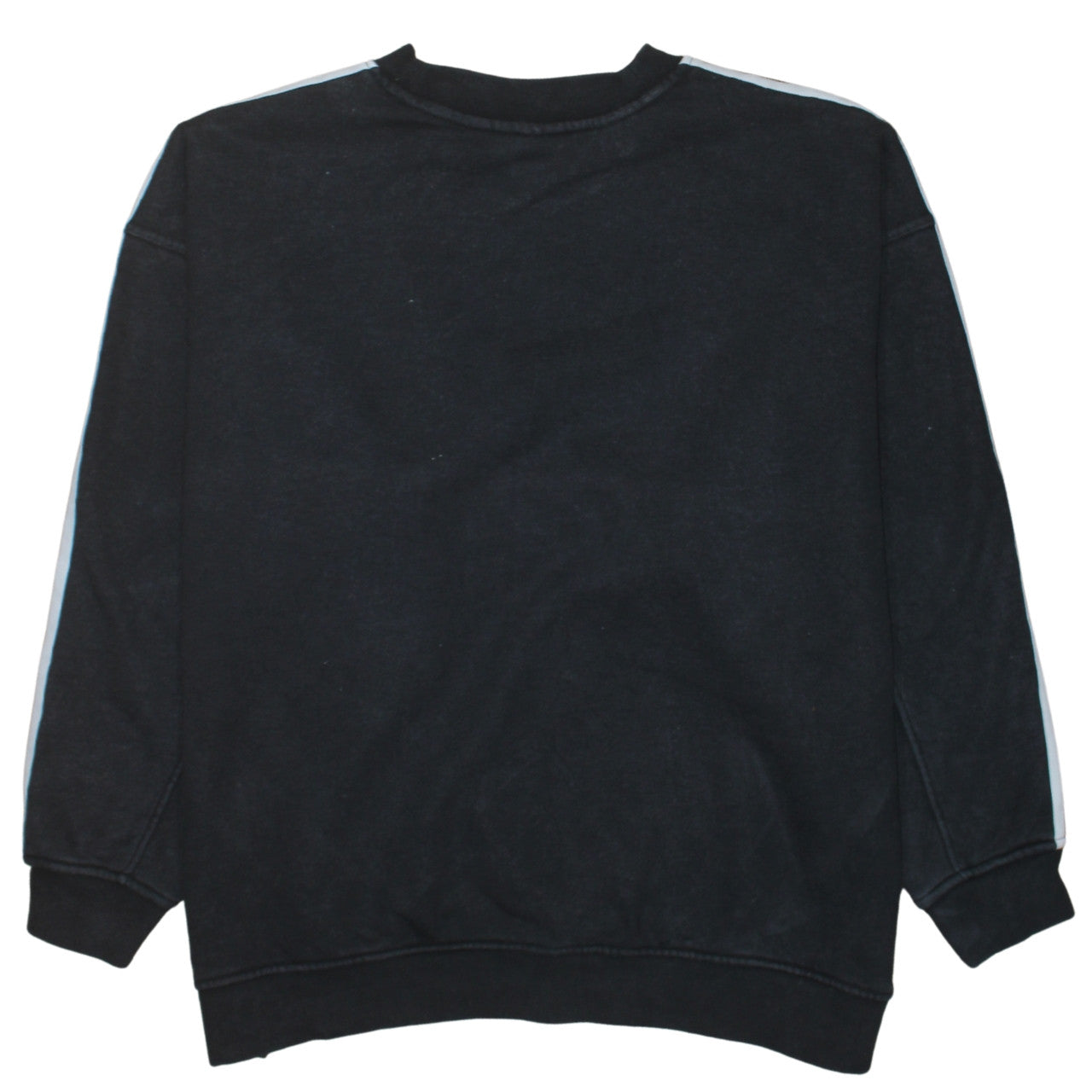 Adidas Womens Black Crew Neck Long Sleeve Pullover Sweatshirt UK 12