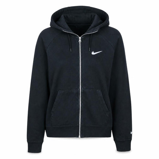 Nike Women's Black XS Loose Fit Full Zip Hoodie Sweatshirt