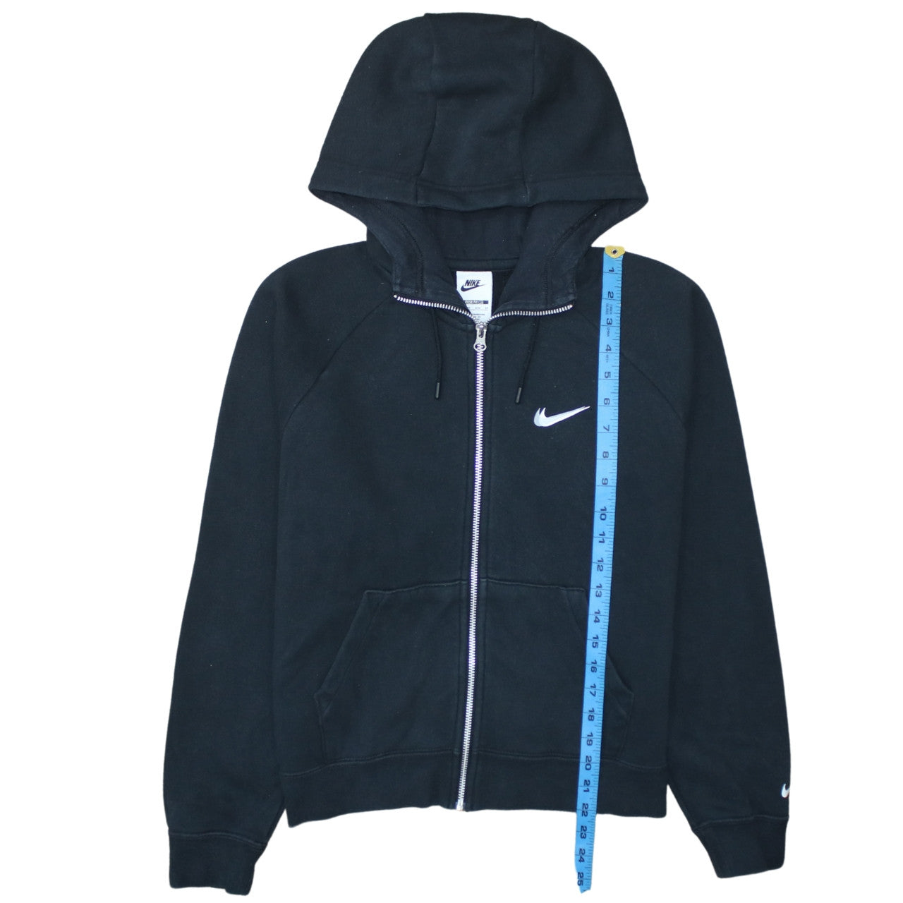 Nike Women's Black XS Loose Fit Full Zip Hoodie Sweatshirt