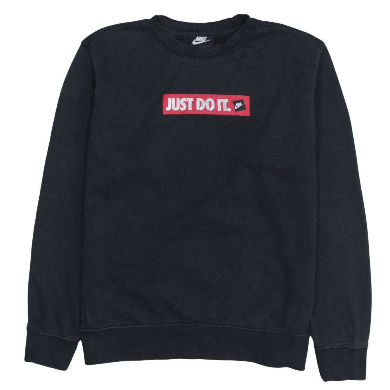 Nike Men's Black 'Just Do It' Pullover Sweatshirt Size S