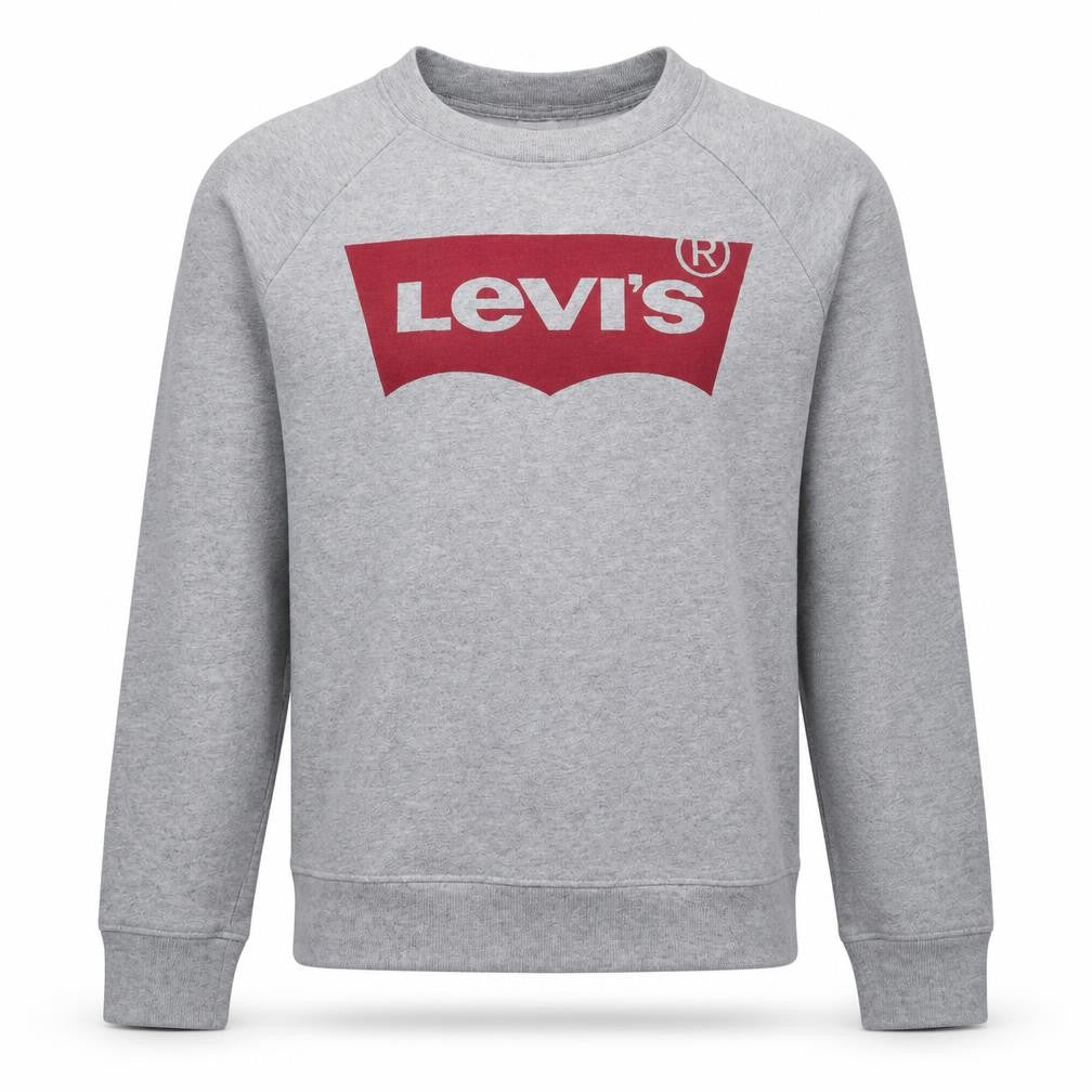 Levi's Mens Grey XS Crew Neck Logo Pullover Sweatshirt