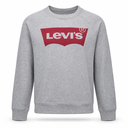 Levi's Mens Grey XS Crew Neck Logo Pullover Sweatshirt