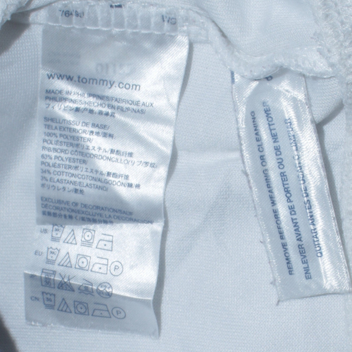 Tommy Hilfiger Boys White Blue Full Zip Sweatshirt Size 12-14 Years
