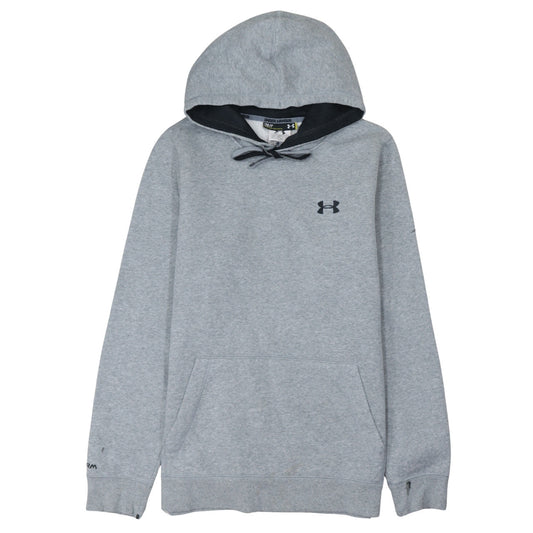 Under Armour Mens Grey Pullover Hoodie Size S Sports Fleece