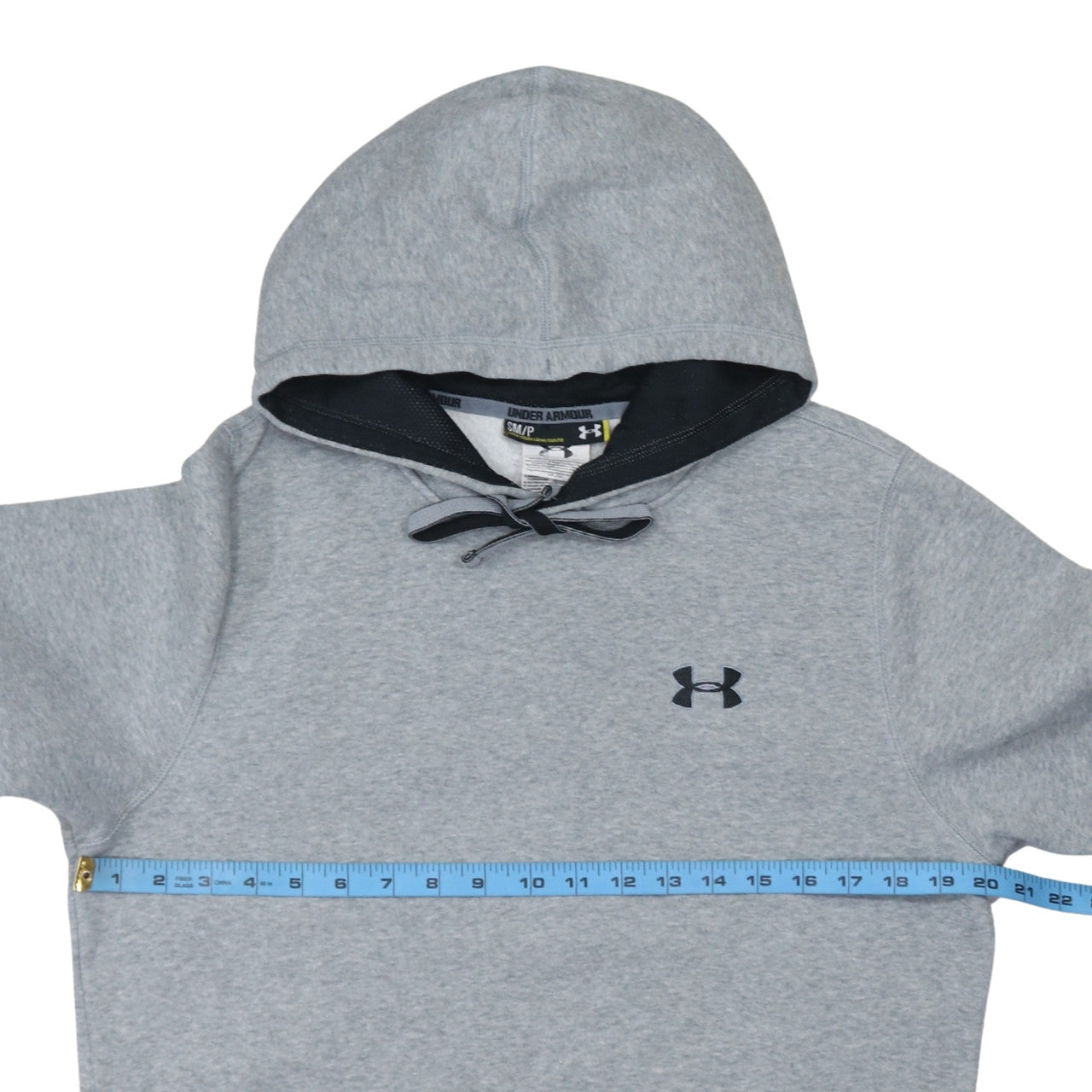 Under Armour Mens Grey Pullover Hoodie Size S Sports Fleece