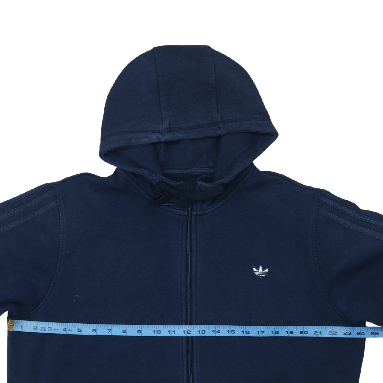 Adidas Men’s Blue Full Zip Hoodie XL Sports Fleece Jacket