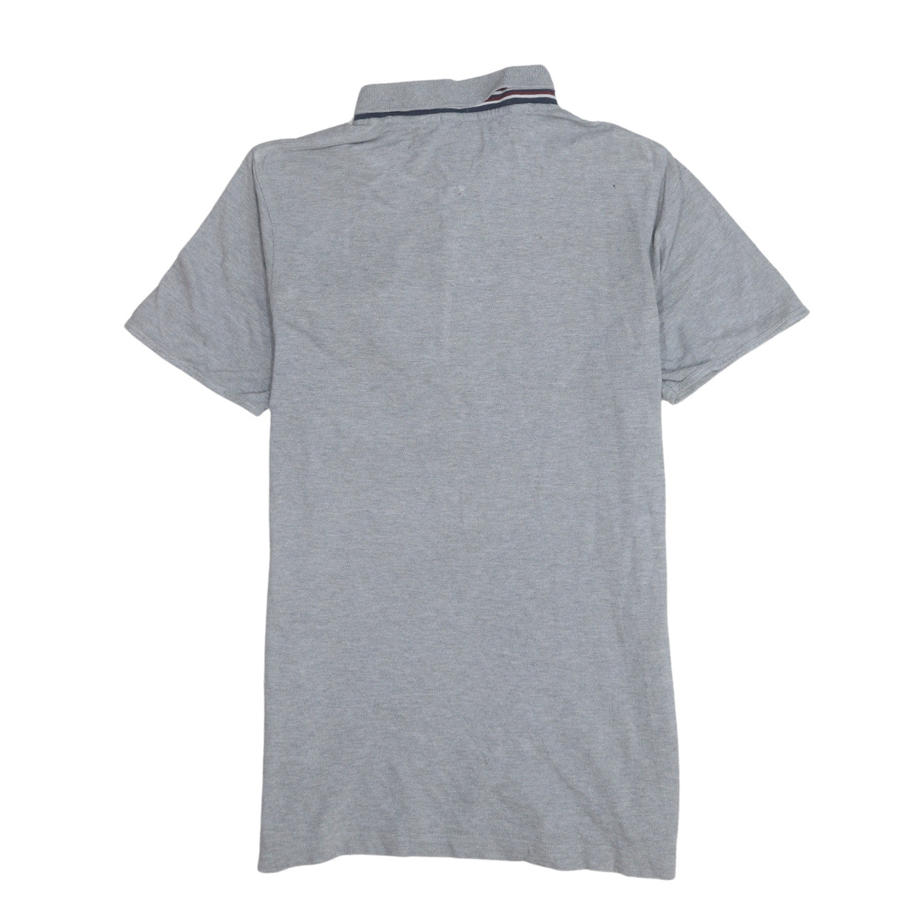 Hilfiger Denim Men's Grey Stand Collar Polo Shirt Size L