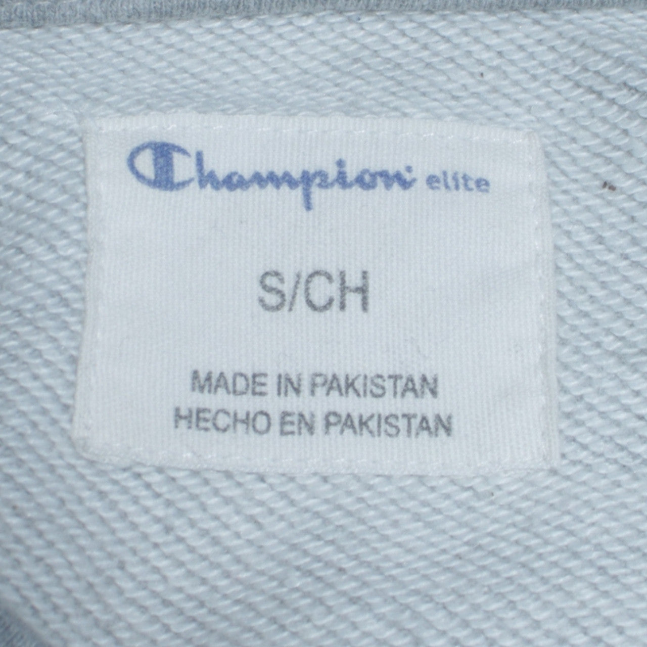 Champion Mens Grey Regular Fit Logo Pullover Sweatshirt Size S