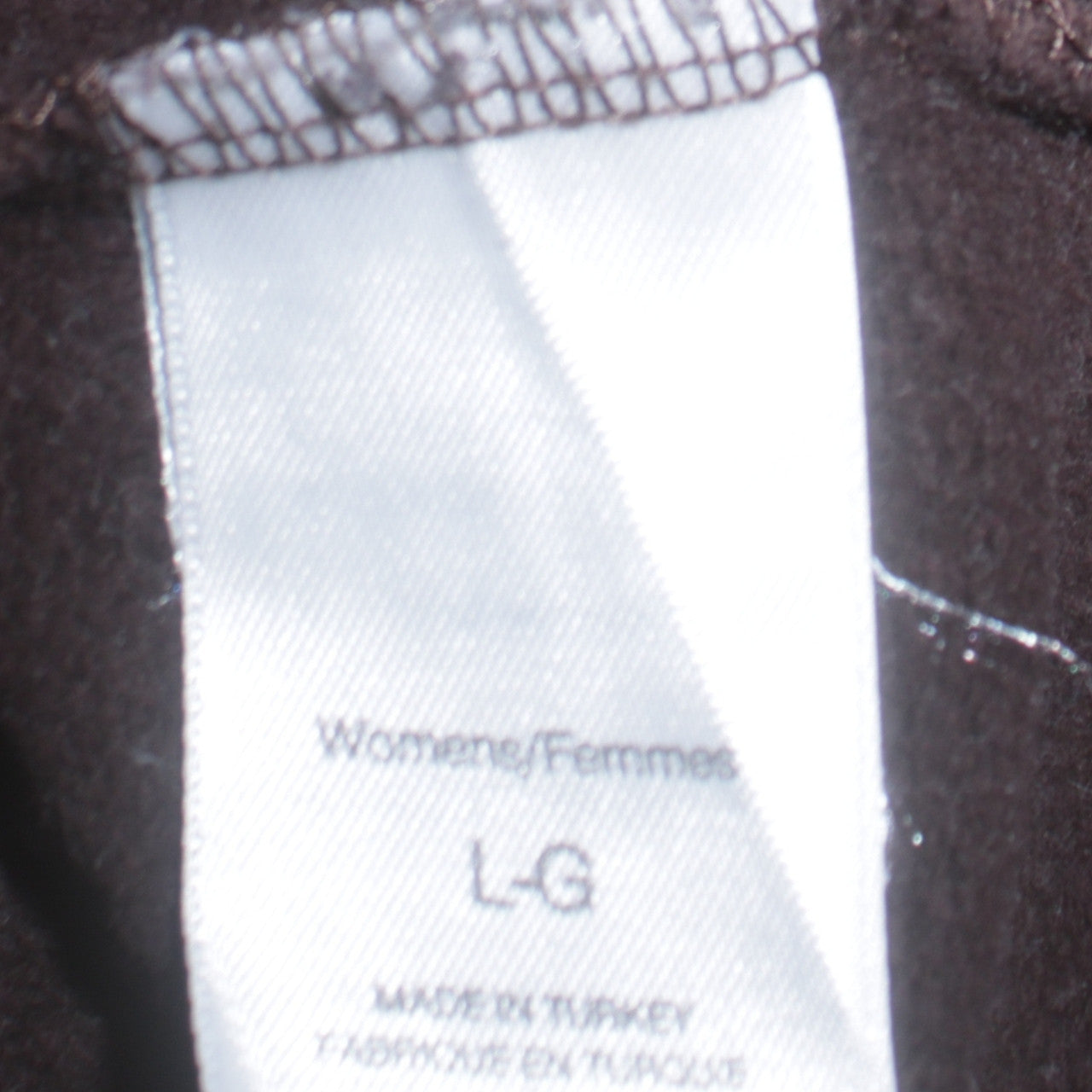 The North Face Womens Brown Full Zip Hoodie Size L Cotton Blend