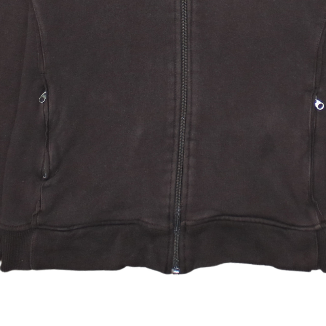 The North Face Womens Brown Full Zip Hoodie Size L Cotton Blend