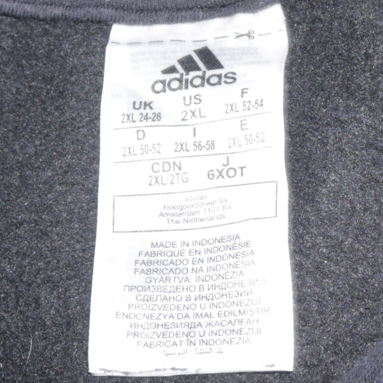 Adidas Women's Black 2XL Pullover Hoodie Sweatshirt