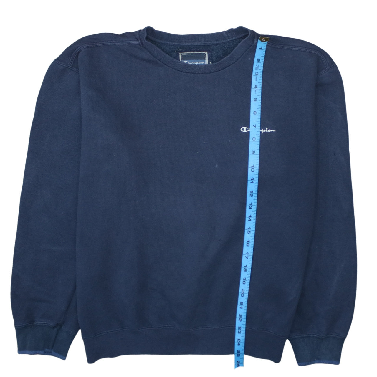 Champion Mens Blue XL Pullover Sweatshirt Crew Neck Fleece