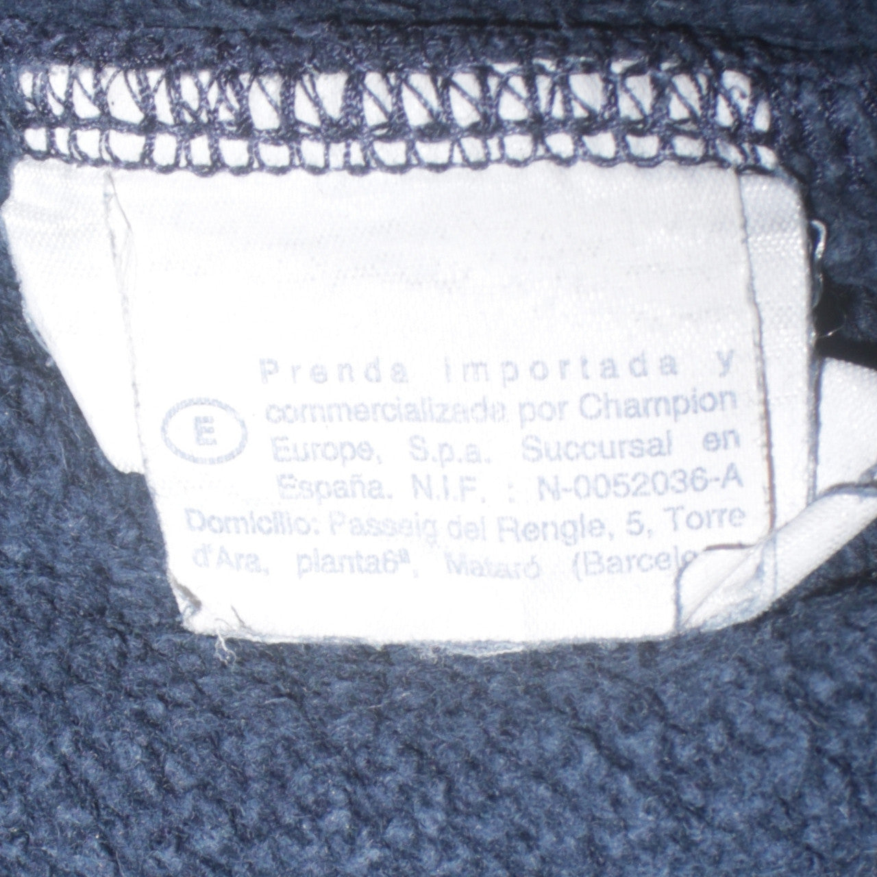 Champion Mens Blue XL Pullover Sweatshirt Crew Neck Fleece