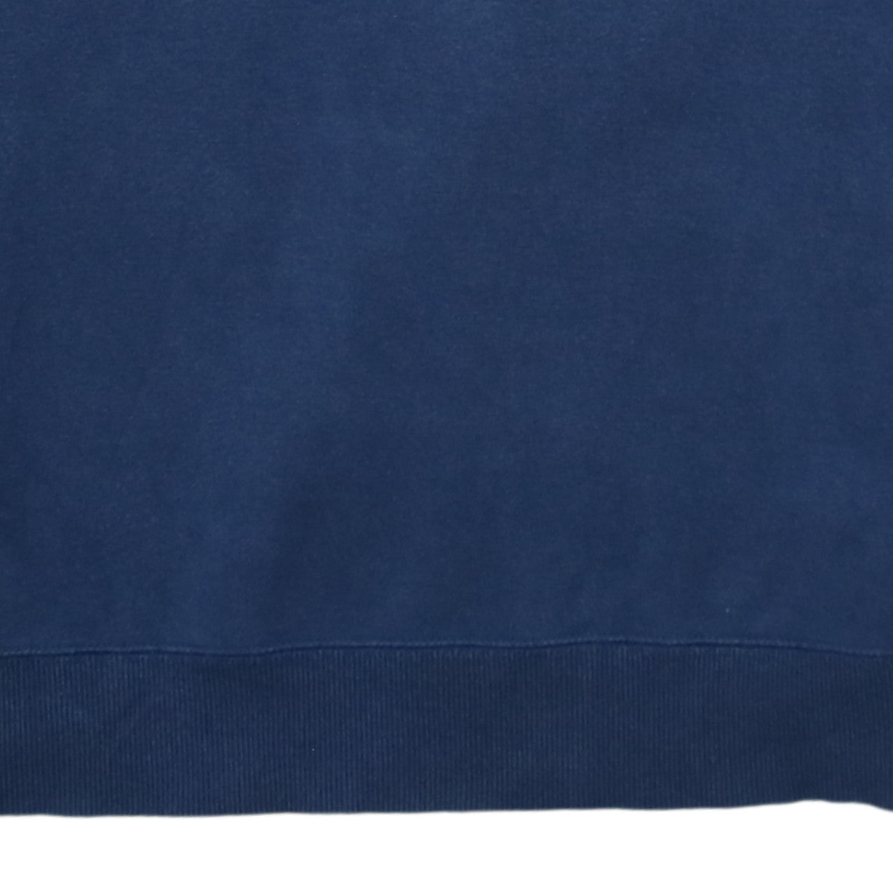 Adidas Men's Blue Crew Neck Pullover Sweatshirt M Logo Cotton Blend