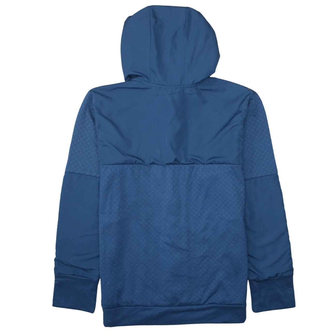 Adidas Mens Blue Full Zip Hooded Sweatshirt L Regular Classic Fit