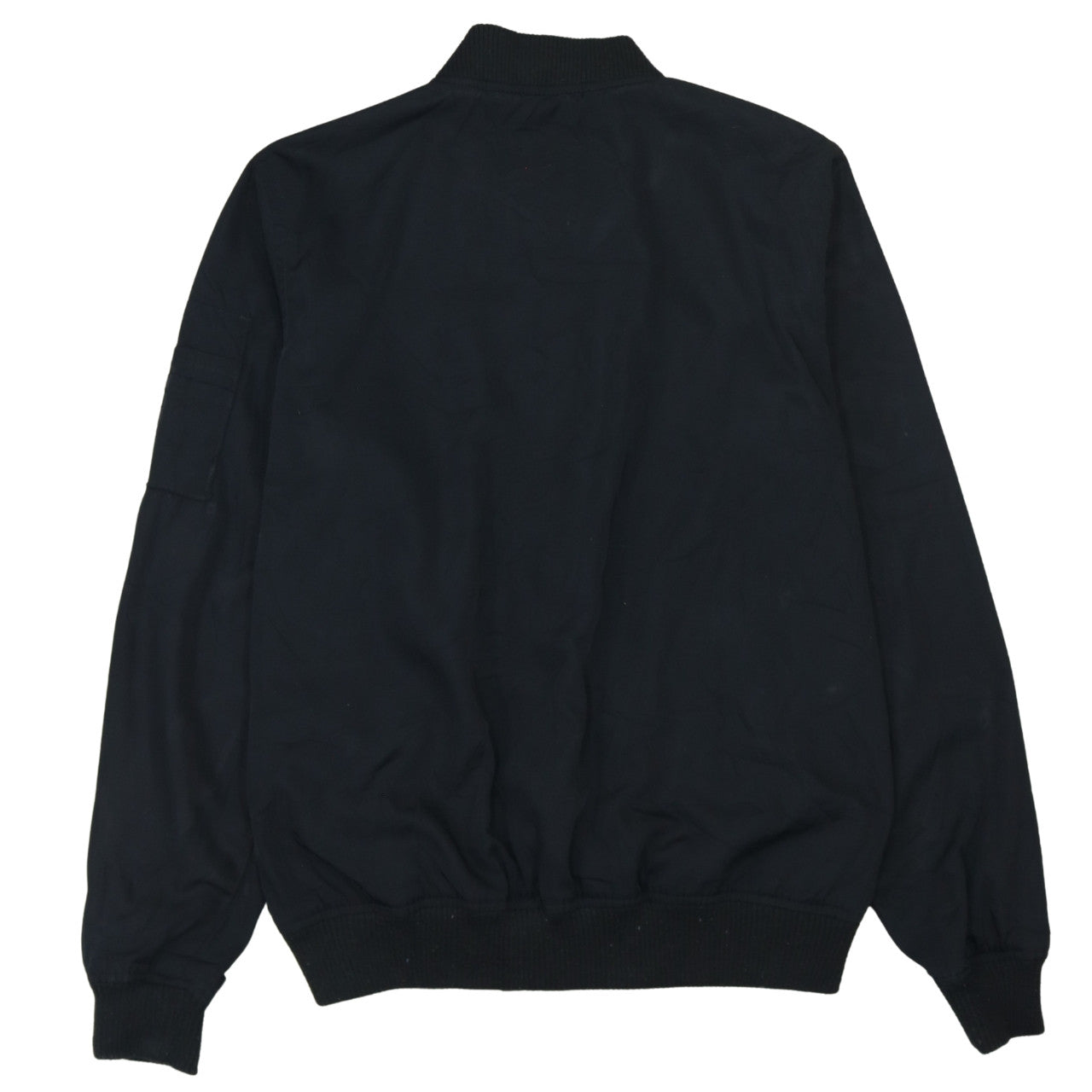 Alcott Men's Black XL Bomber Jacket Cotton Blend Casual Zip Up